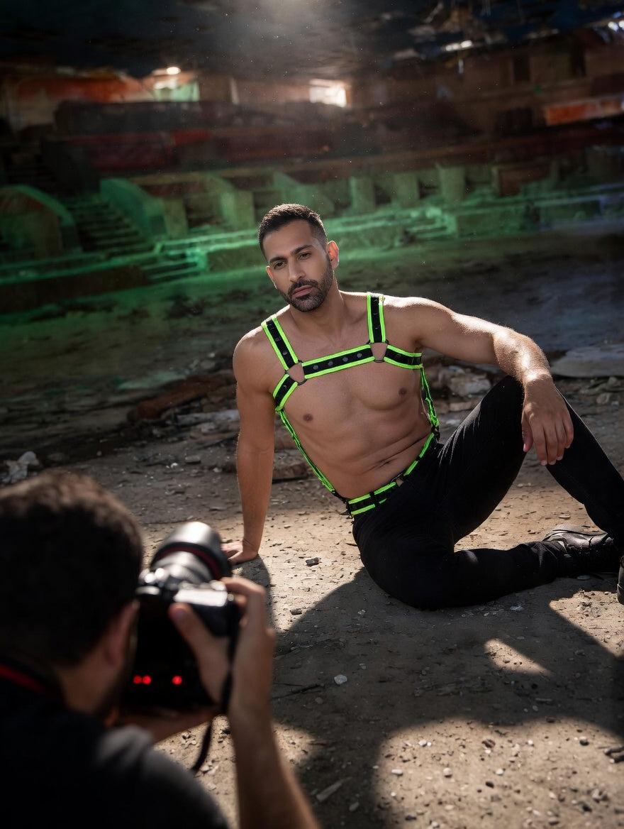Arnés de Cuerpo Entero Neo Neon Green