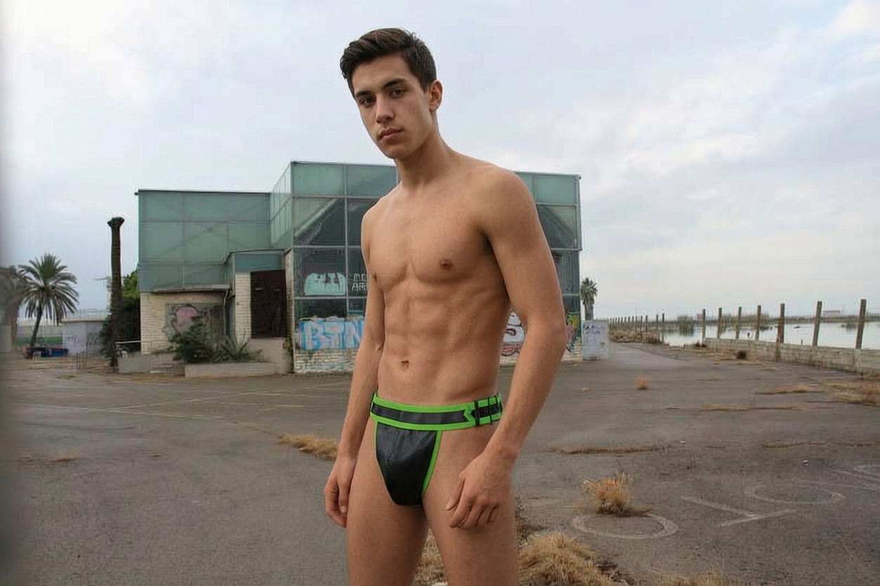 Suspensorio Shining Green · Glow-in-the-Dark