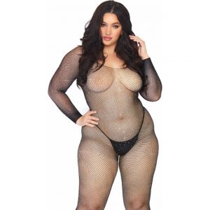 Bodystocking Sexy de Red con Brillantes Crystalized