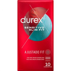 Preservativos Durex Sensitivo Suave Slim Fit 10 Uds – Más Sensibles y Ajustados