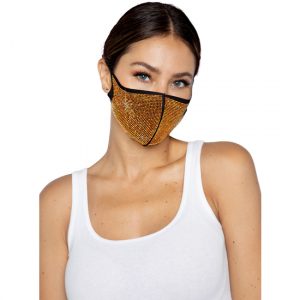Máscara Facial Strass Poliespandex Alexi Strass AB Iridiscente