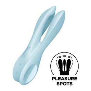 Vibrador Tres Brazos Recargable 3 Motores 12 Programas Satisfyer Threesome 1