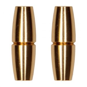 Pinzas Magnéticas Pezones Doradas de Aluminio Cilíndricas