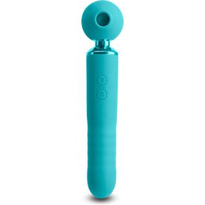 Vibrador Tres Funciones Recargable Empuje Pulso Aire 30 Modos Revel Fae