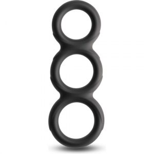 Anillos Erección Silicona Set Threefold Elásticos