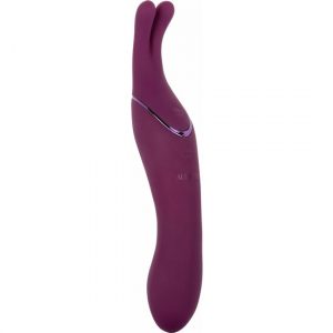 Masajeador Doble Cara Doble Motor Vibrador Punto G Aleteo Sass Purple