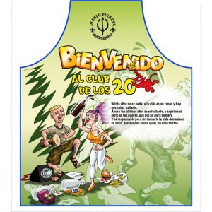 DELANTAL 20 AÑOS – Cocina con humor y picardía