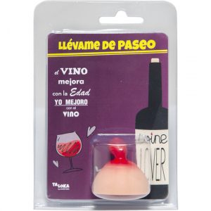 Tapón Corcho Vino Teta Regalo Original y Divertido
