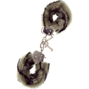 Esposas Pelo Cebra Fetichismo Animal Print de Metal