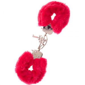 Esposas BDSM de Peluche Rojo