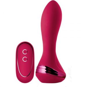 Isabella Plug Inflable y Vibrador – Control Remoto, 3 Velocidades y 7 Ritmos, Resistente al Agua