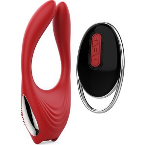 Vibrador Dual Inalámbrico Parejas Eros 2 Motores Recargable