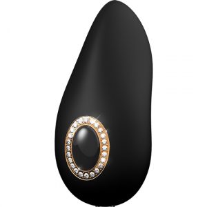 Estimulador Clítoris Elegante Recargable 10 Modos Silicona Negro Elena