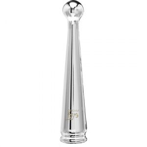 Vibrador Metal Multifuncional Recargable 9 Ritmos IPX7 Plata