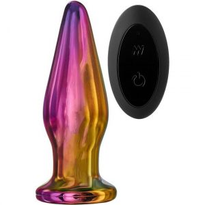 Glamour Glass Remote Vibe – Plug Anal Vibratorio de Vidrio Borosilicato con Control Remoto