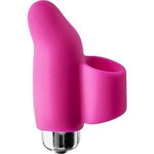 Vibrador Dedo Silicona 10 Ritmos Flirts Rosa Ajuste Flexible