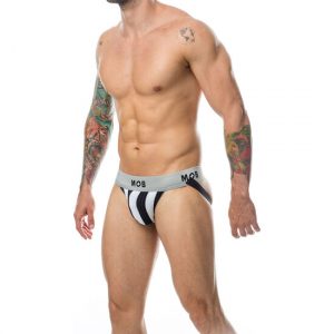 Mob Stripe Classic Jock - White
