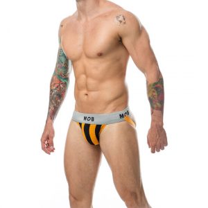 Mob Stripe Classic Jock - Orange