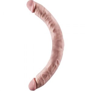 BIGSTUFF 18INCH DOUBLE DONG – Doble dong realista extra largo