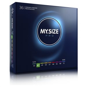 Preservativos MY.SIZE Slim 47 mm – Ajuste Perfecto 36 uds