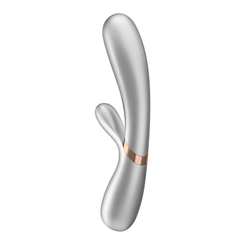 Satisfyer Hot Lover: Rabbit Térmico con App (Silver & Champagne) - Imagen 3