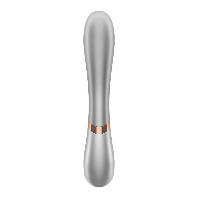 Satisfyer Hot Lover: Rabbit Térmico con App (Silver & Champagne) - Imagen 4