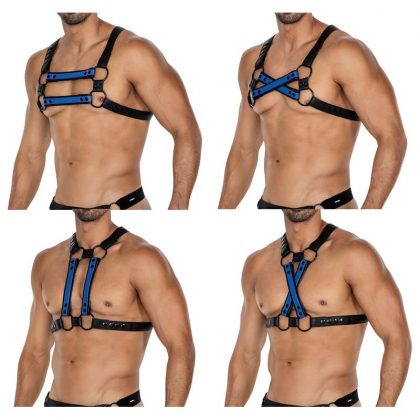 Arnés 4WAY Blue Modular · CUT4MEN Multi-Style