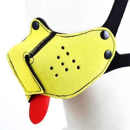 Bozal Puppy Play de Neopreno · A-GUSTO Yellow